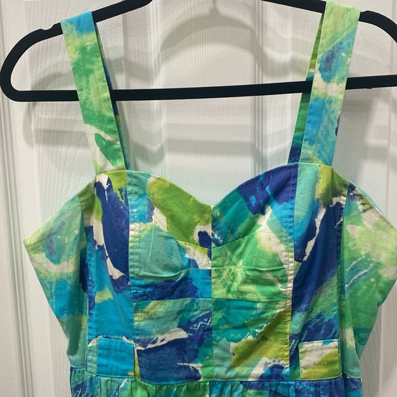 Resort Wear Blue Dress - Picture 3 of 4